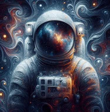 Astronaut art | simcaart.com