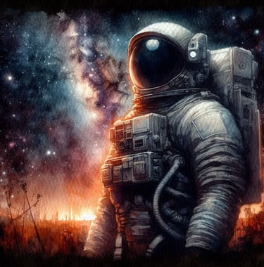 Astronaut Art | simcaart.com