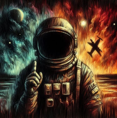 Astronaut art | simcaart.com