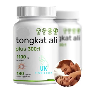Tongkat Ali ( Longjack) health supplement, 180 capsule bottle, 1100mh per servings