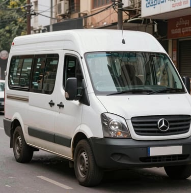 Professional photography of a delivery van being loaded in an Indian urban setting, sharp focus, clean composition, emphasizing fast-paced e-commerce delivery.