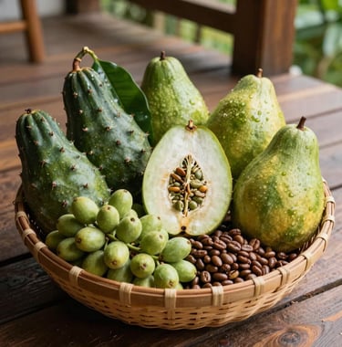 Over 120 fruit trees on the Vale Flor. Mehr als 120 Fruchtbaume auf dem Vale Flor!