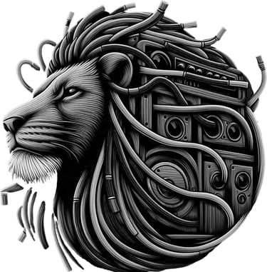 Tête de lion, logo du DUB IMPAKT Festival