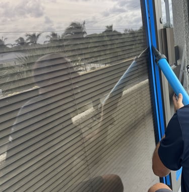 recaulking windows