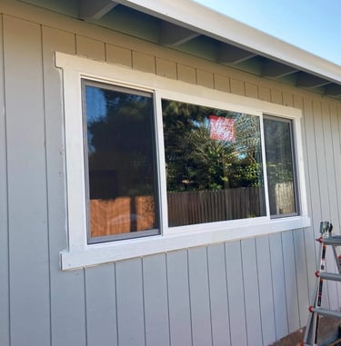 repaired window