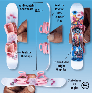 La Bella Board Mini Snowboard
