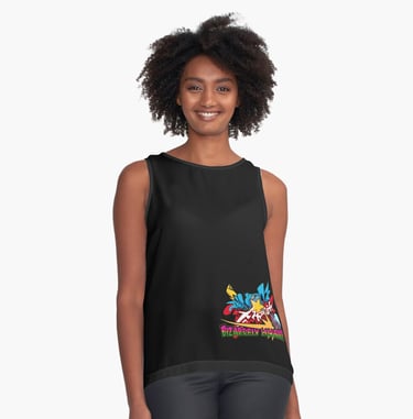 BIZARRELY LUMINARY Merch Sleeveless Top