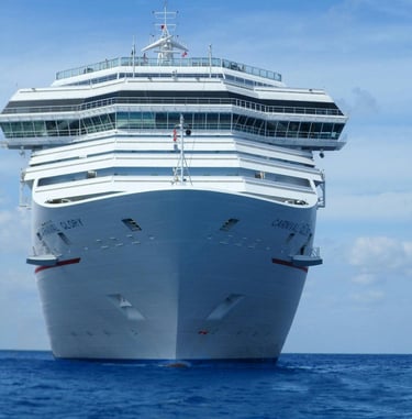 A cruise ship sailing text saying Cruise From Texas linking to Texas cruises.