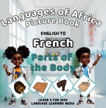 French Parts of the Body Picture Book