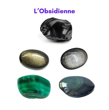 Les pierres naturelles Obsidienne Les Couleurs de Lo