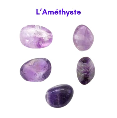 Les pierres naturelles Améthyste Les Couleurs de Lo