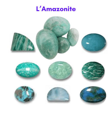 Les pierres naturelles Amazonite Les Couleurs de Lo