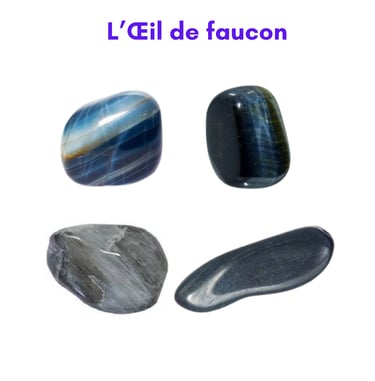 Les pierres naturelles Œil de faucon Les Couleurs de Lo
