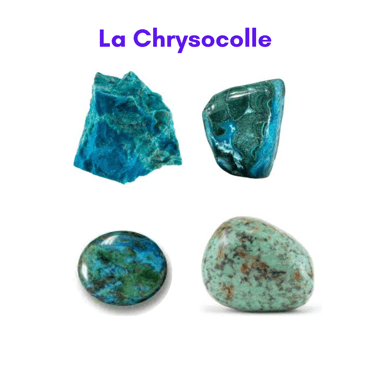 Les pierres naturelles Chrysocolle Les Couleurs de Lo