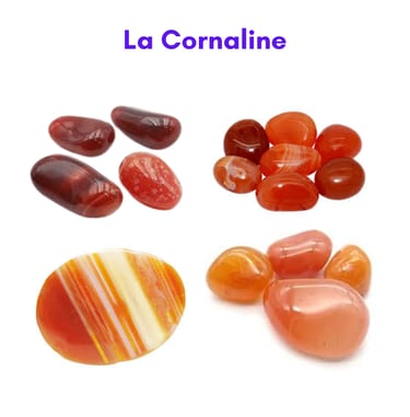 Les pierres naturelles Cornaline Les Couleurs de Lo