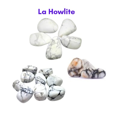 Les pierres naturelles Howlite Les Couleurs de Lo