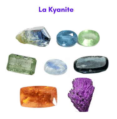 Les pierres naturelles Kyanite Les Couleurs de Lo
