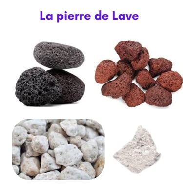 Les pierres naturelles Pierre de Lave Les Couleurs de Lo