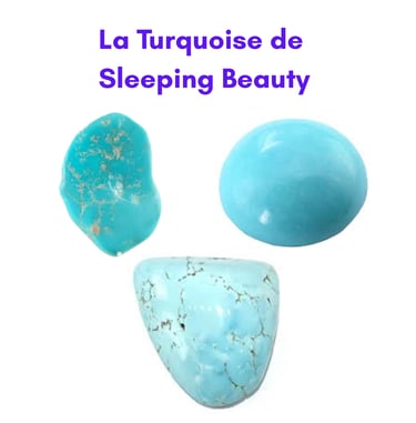 Les pierres naturelles Turquoise de Sleeping Beauty Les Couleurs de Lo
