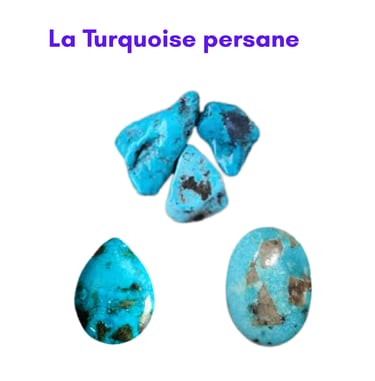 Les pierres naturelles Turquoise persane Les Couleurs de Lo