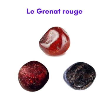 Les pierres naturelles Grenat rouge Les Couleurs de Lo