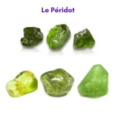 Les pierres naturelles Péridot Les Couleurs de Lo