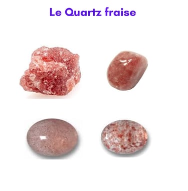 Les pierres naturelles Quartz fraise Les Couleurs de Lo