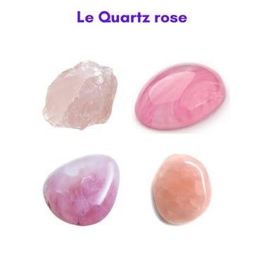Les pierres naturelles Quartz rose Les Couleurs de Lo