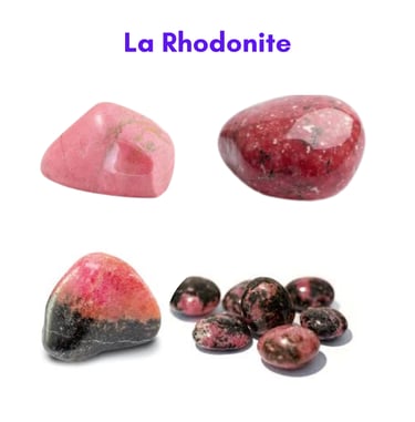 Les pierres naturelles Rhodonite Les Couleurs de Lo