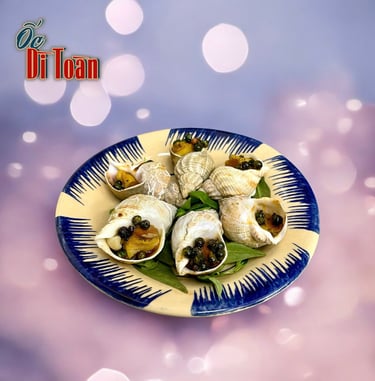 Ốc bulot ngon tại Ốc Di Toàn - quán ngon quận Bình Thạnh