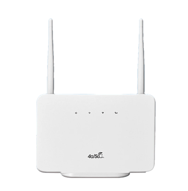 4G Wireless Router LTE CPE Router 300Mbps Wireless Router with 2 High-gain External Antennas SIM Car