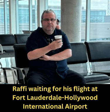 Raffi Boyadjian at FLL Airport