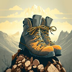 Image of walking boots.