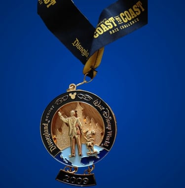 2009 runDisney Coast to Coast Challenge medal