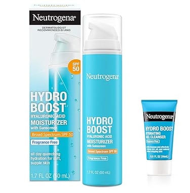 Neutrogena Hydro Boost Hyaluronic Acid Hydrating Face Moisturizer With SPF 50