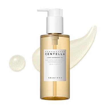 SKIN1004 Madagascar Centella Light Cleansing Oil 6.76 fl.oz, 200ml | Gentle Oil Cleanser for Face, K