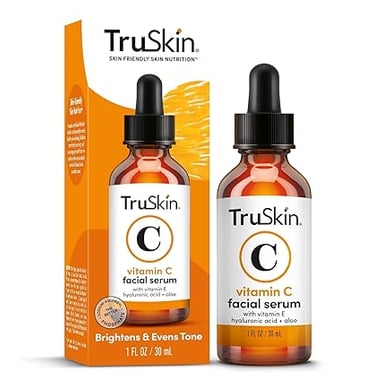 TruSkin Vitamin C Serum For Face – Anti Aging Face Serum with Vitamin C, Hyaluronic Acid, Vitamin E 