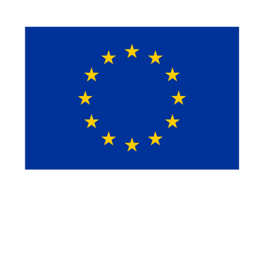 The flag of the European Union with the text 'Funded by the European Union'.