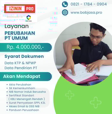 Jasa Perubahan Pengurusan Yayasan Sosial Murah Terdekat di Kota Kabupaten Biaya 4 JUTA