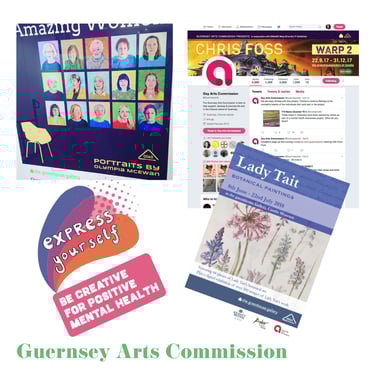 Artwork for Guernsey Arts Commission for exhibitions