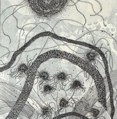 FARAWAY CLOSE - Ink by Janet Griffen