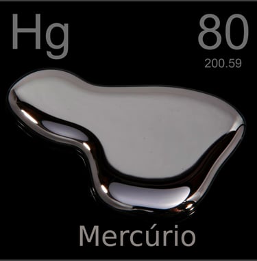 símbolo do elemento mercúrio