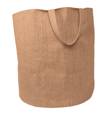 Reusable eco-friendly jute laundry bag ideal for daily home and hotel use
