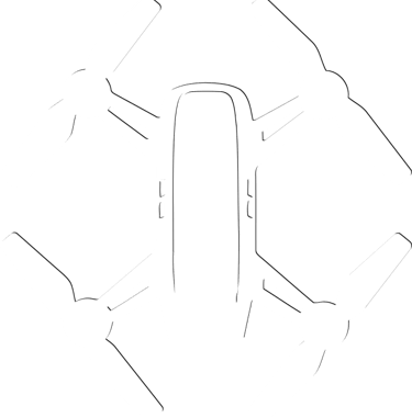 Vector Icon of a Drone
