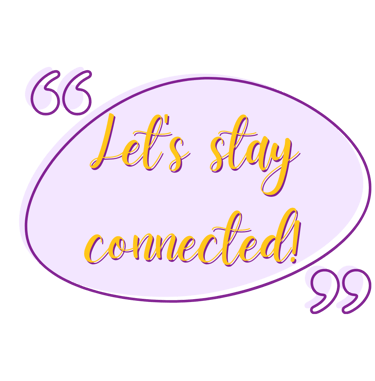 Let's stay connected.