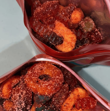 package of assorted chili gummies
