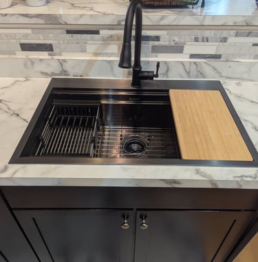 New workstation kitchen sink and countertop Dayton OH