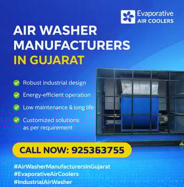Air washer manufacturer in Gujarat