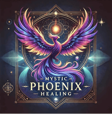 Mystic Phoenix Healing design by Heaven’s Whisper Graphic Design