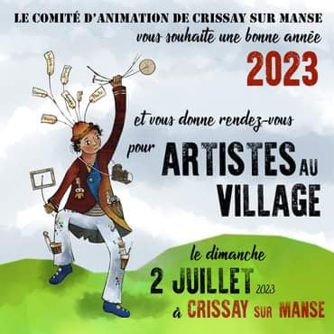 Artistes au village à Crissay sur Manse